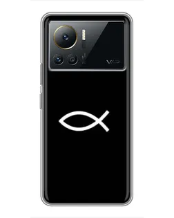 Чехол для Infinix Note 12 2023 с картинкой «Символ рыбы Jesus»