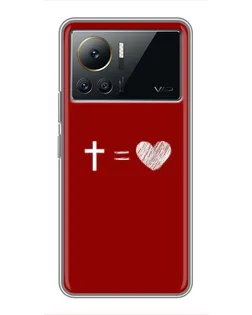 Чехол для Infinix Note 12 2023 с картинкой «Уравнение любви»