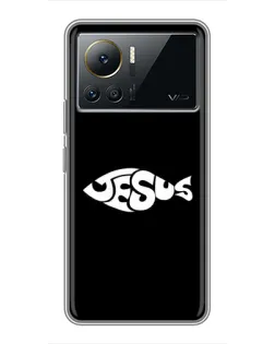 Чехол для Infinix Note 12 2023 с картинкой «Рыба Jesus»