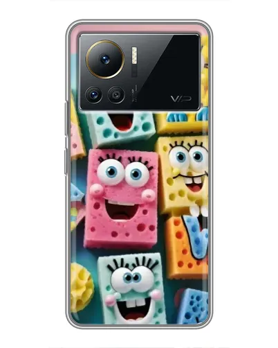 Чехол для Infinix Note 12 2023 с картинкой «Цветные губки» Чехол для Infinix Note 12 2023 с картинкой «Цветные губки»