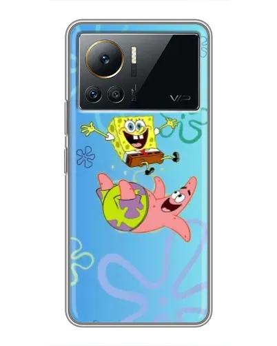 Чехол для Infinix Note 12 2023 с картинкой «Спанч Боб и Патрик» Чехол для Infinix Note 12 2023 с картинкой «Спанч Боб и Патрик»