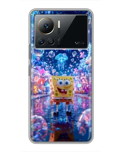 Чехол для Infinix Note 12 2023 с картинкой «Неоновый океан» Чехол для Infinix Note 12 2023 с картинкой «Неоновый океан»