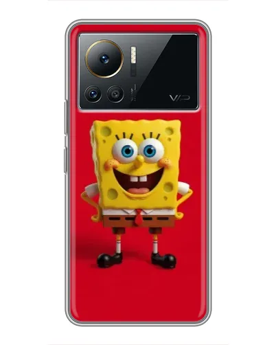 Чехол для Infinix Note 12 2023 с картинкой «Спанч Боб на красном» Чехол для Infinix Note 12 2023 с картинкой «Спанч Боб на красном»