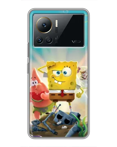 Чехол для Infinix Note 12 2023 с картинкой «Спанч Боб победитель» Чехол для Infinix Note 12 2023 с картинкой «Спанч Боб победитель»
