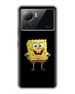 Чехол для Infinix Note 12 2023 с картинкой «Классический Губка Боб»
