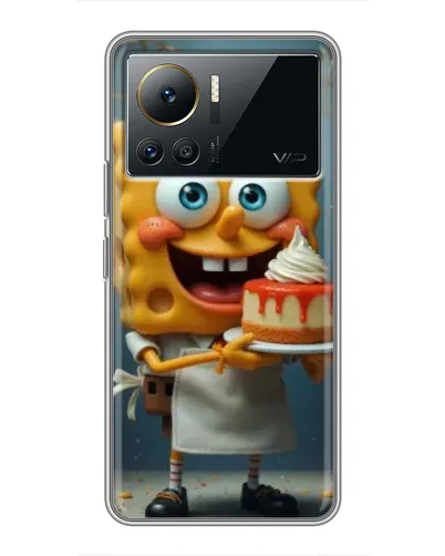Чехол для Infinix Note 12 2023 с картинкой «Повар Спанч Боб» Чехол для Infinix Note 12 2023 с картинкой «Повар Спанч Боб»