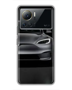Чехол для Infinix Note 12 2023 с картинкой «Tesla Model S Look»