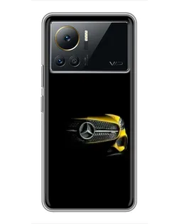 Чехол для Infinix Note 12 2023 с картинкой «Mercedes — ретро стиль»
