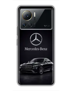 Чехол для Infinix Note 12 2023 с картинкой «Mercedes — решетка радиатора»