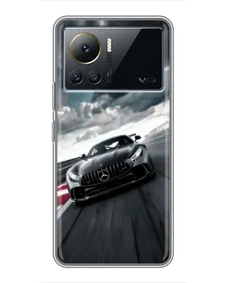 Чехол для Infinix Note 12 2023 с картинкой «Гоночный Mercedes AMG»