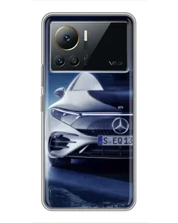 Чехол для Infinix Note 12 2023 с картинкой «Mercedes EQ — будущее»