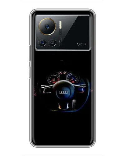 Чехол для Infinix Note 12 2023 с картинкой «Салон Audi — руль» Чехол для Infinix Note 12 2023 с картинкой «Салон Audi — руль»