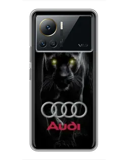 Чехол для Infinix Note 12 2023 с картинкой «Пантера и Audi» Чехол для Infinix Note 12 2023 с картинкой «Пантера и Audi»