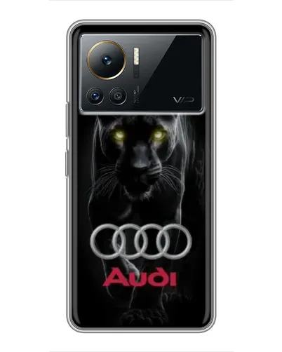 Чехол для Infinix Note 12 2023 с картинкой «Пантера и Audi» Чехол для Infinix Note 12 2023 с картинкой «Пантера и Audi»