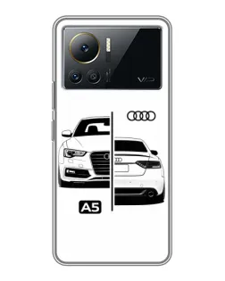 Чехол для Infinix Note 12 2023 с картинкой «Audi — контрастный дизайн» Чехол для Infinix Note 12 2023 с картинкой «Audi — контрастный дизайн»