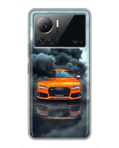 Чехол для Infinix Note 12 2023 с картинкой «Audi в облаках дыма» Чехол для Infinix Note 12 2023 с картинкой «Audi в облаках дыма»