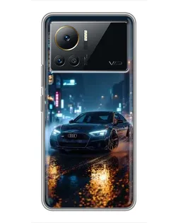 Чехол для Infinix Note 12 2023 с картинкой «Ночной город и Audi» Чехол для Infinix Note 12 2023 с картинкой «Ночной город и Audi»