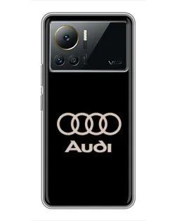Чехол для Infinix Note 12 2023 с картинкой «Audi — золотой логотип» Чехол для Infinix Note 12 2023 с картинкой «Audi — золотой логотип»