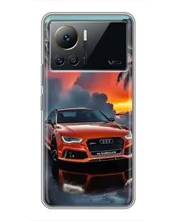 Чехол для Infinix Note 12 2023 с картинкой «Audi — закат» Чехол для Infinix Note 12 2023 с картинкой «Audi — закат»