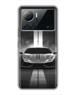 Чехол для Infinix Note 12 2023 с картинкой «Lamborghini симметрия дорог» Чехол для Infinix Note 12 2023 с картинкой «Lamborghini симметрия дорог»