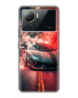 Чехол для Infinix Note 12 2023 с картинкой «Lamborghini красный дым» Чехол для Infinix Note 12 2023 с картинкой «Lamborghini красный дым»