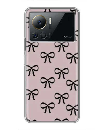 Чехол для Infinix Note 12 2023 с картинкой «Черные бантики» Чехол для Infinix Note 12 2023 с картинкой «Черные бантики»