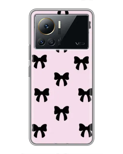 Чехол для Infinix Note 12 2023 с картинкой «Черные банты Coquette» Чехол для Infinix Note 12 2023 с картинкой «Черные банты Coquette»