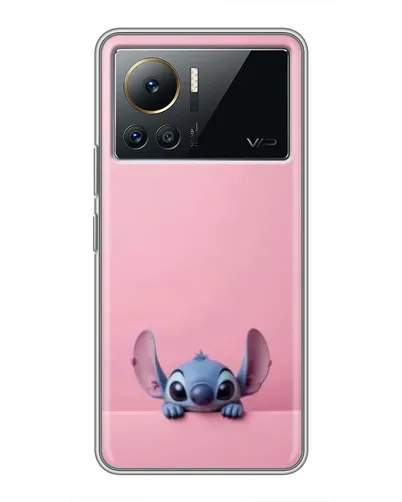 Чехол для Infinix Note 12 2023 с картинкой «Stitch выглядывает»