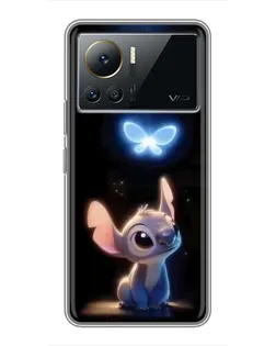 Чехол для Infinix Note 12 2023 с картинкой «Сияющий Стич»