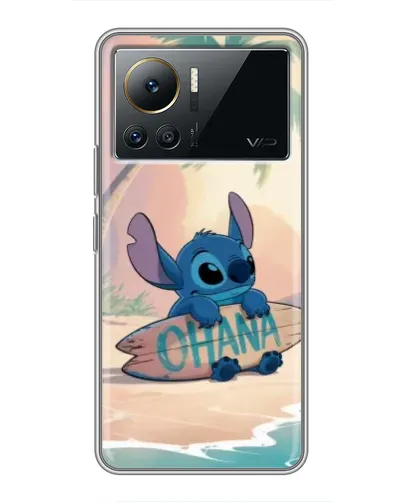 Чехол для Infinix Note 12 2023 с картинкой «Стич на серфе»