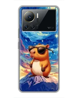 Чехол для Infinix Note 12 2023 с картинкой «Капибара Ван Гога»