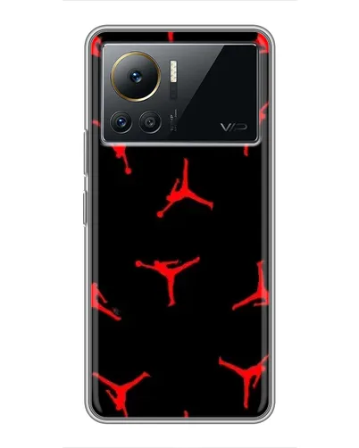 Чехол для Infinix Note 12 Pro (4G) с картинкой «Jordan Red Pattern» Чехол для Infinix Note 12 Pro (4G) с картинкой «Jordan Red Pattern»