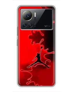 Чехол для Infinix Note 12 Pro (4G) с картинкой «Jordan Red Smoke»