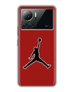 Чехол для Infinix Note 12 Pro (4G) с картинкой «Jordan Red Back»