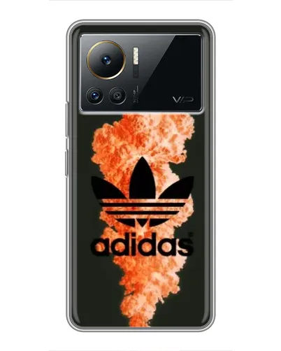 Чехол для Infinix Note 12 Pro (4G) с картинкой «Оранжевый дым Adidas» Чехол для Infinix Note 12 Pro (4G) с картинкой «Оранжевый дым Adidas»