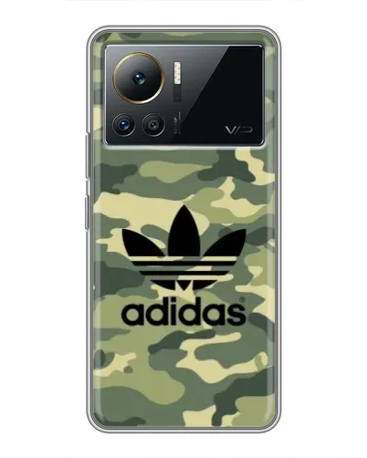 Чехол для Infinix Note 12 Pro (4G) с картинкой «Милитари стиль Adidas» Чехол для Infinix Note 12 Pro (4G) с картинкой «Милитари стиль Adidas»