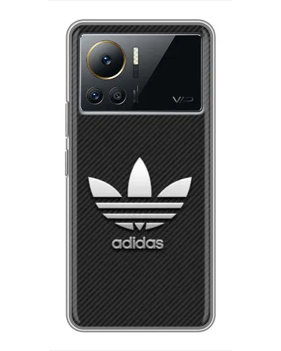 Чехол для Infinix Note 12 Pro (4G) с картинкой «Adidas Карбоновая текстура» Чехол для Infinix Note 12 Pro (4G) с картинкой «Adidas Карбоновая текстура»