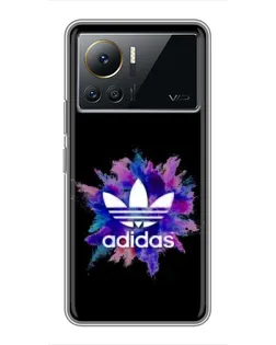 Чехол для Infinix Note 12 Pro (4G) с картинкой «Взрыв красок Adidas»