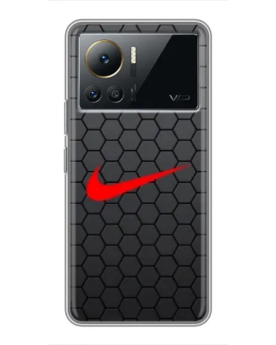 Чехол для Infinix Note 12 Pro (4G) с картинкой «Nike — карбоновая сетка»