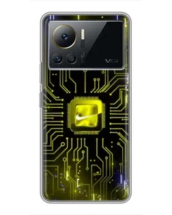 Чехол для Infinix Note 12 Pro (4G) с картинкой «Nike — золотая искра»