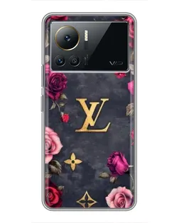Чехол для Infinix Note 12 Pro (4G) с картинкой «Цветочный Louis Vuitton»