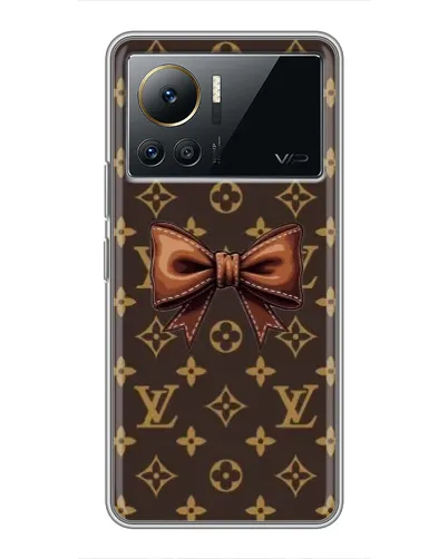 Чехол для Infinix Note 12 Pro (4G) с картинкой «LV с бантом»