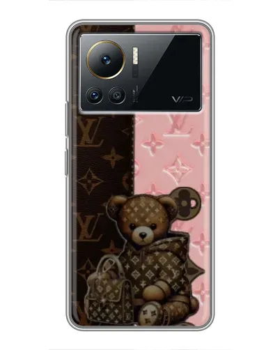Чехол для Infinix Note 12 Pro (4G) с картинкой «Мишка в стиле LV»