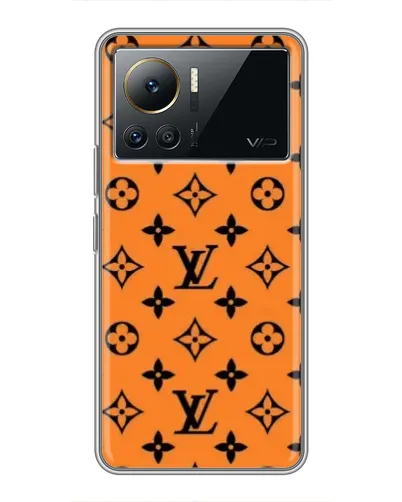 Чехол для Infinix Note 12 Pro (4G) с картинкой «Оранжевый стиль LV»