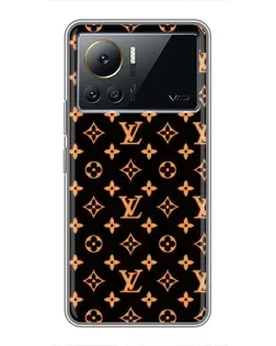 Чехол для Infinix Note 12 Pro (4G) с картинкой «Золотая монограмма LV»
