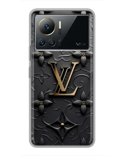 Чехол для Infinix Note 12 Pro (4G) с картинкой «Кожаная текстура LV»