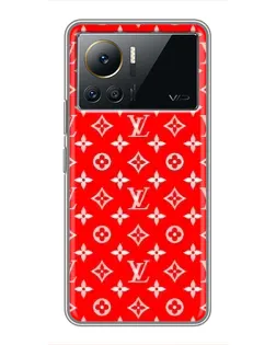 Чехол для Infinix Note 12 Pro (4G) с картинкой «Яркий паттерн LV»