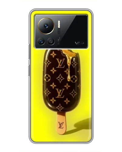 Чехол для Infinix Note 12 Pro (4G) с картинкой «Мороженое от LV»