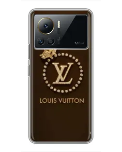 Чехол для Infinix Note 12 Pro (4G) с картинкой «LV — золотая печать»