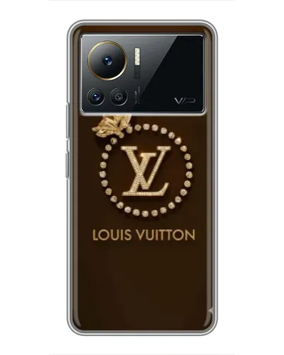 Чехол для Infinix Note 12 Pro (4G) с картинкой «LV — золотая печать»